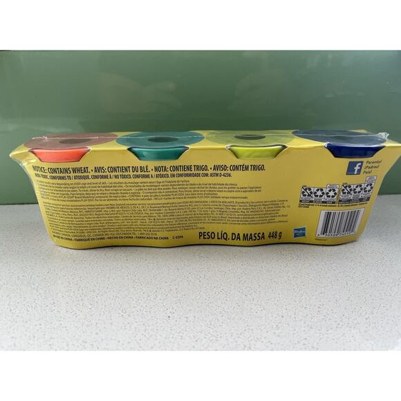 Hasbro Play-Doh Modeling Compound 4-Pack Of 4-Ounce Cans -Wild Colors - Picture 3 of 5
